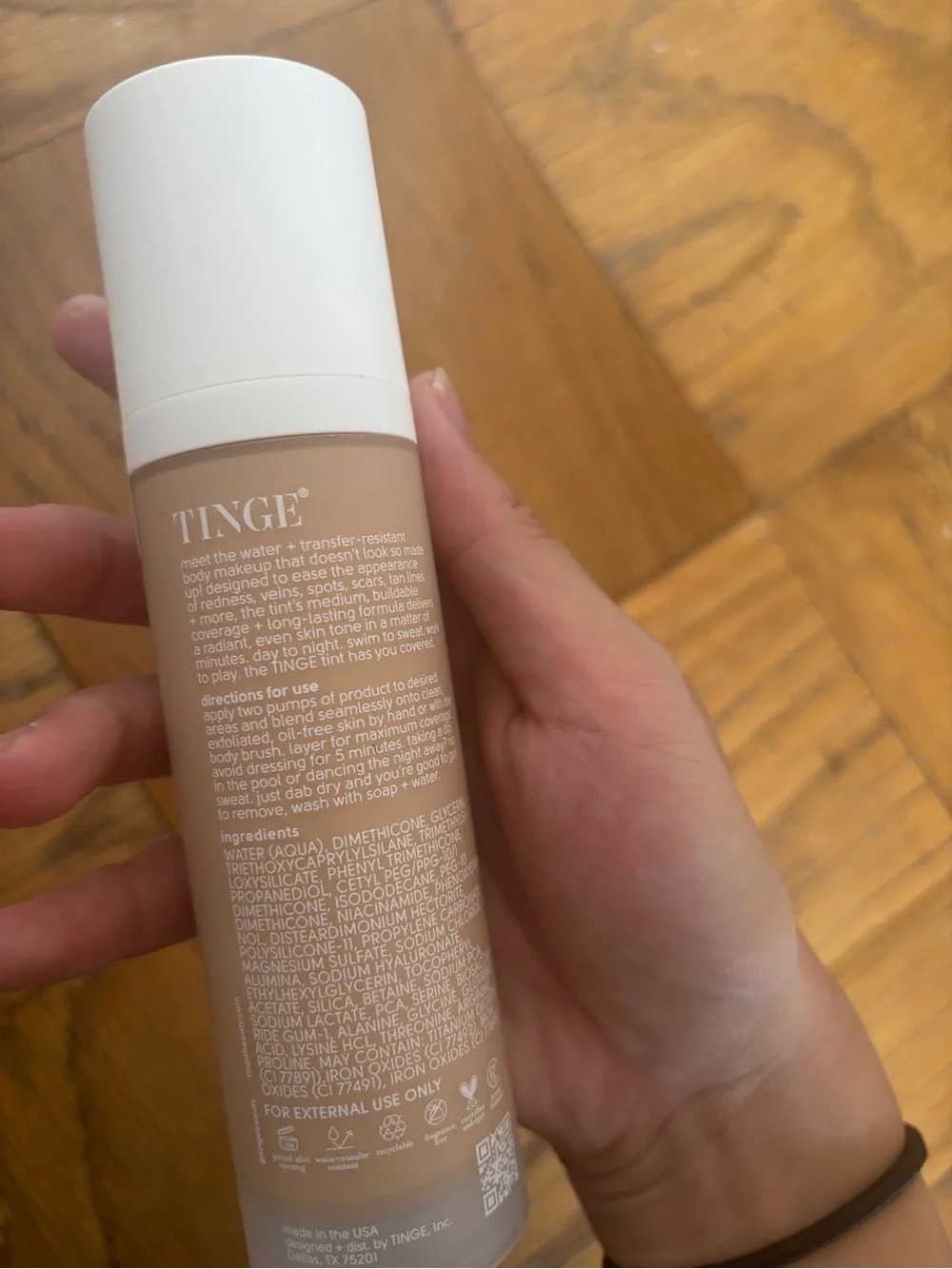 Tinge never opened